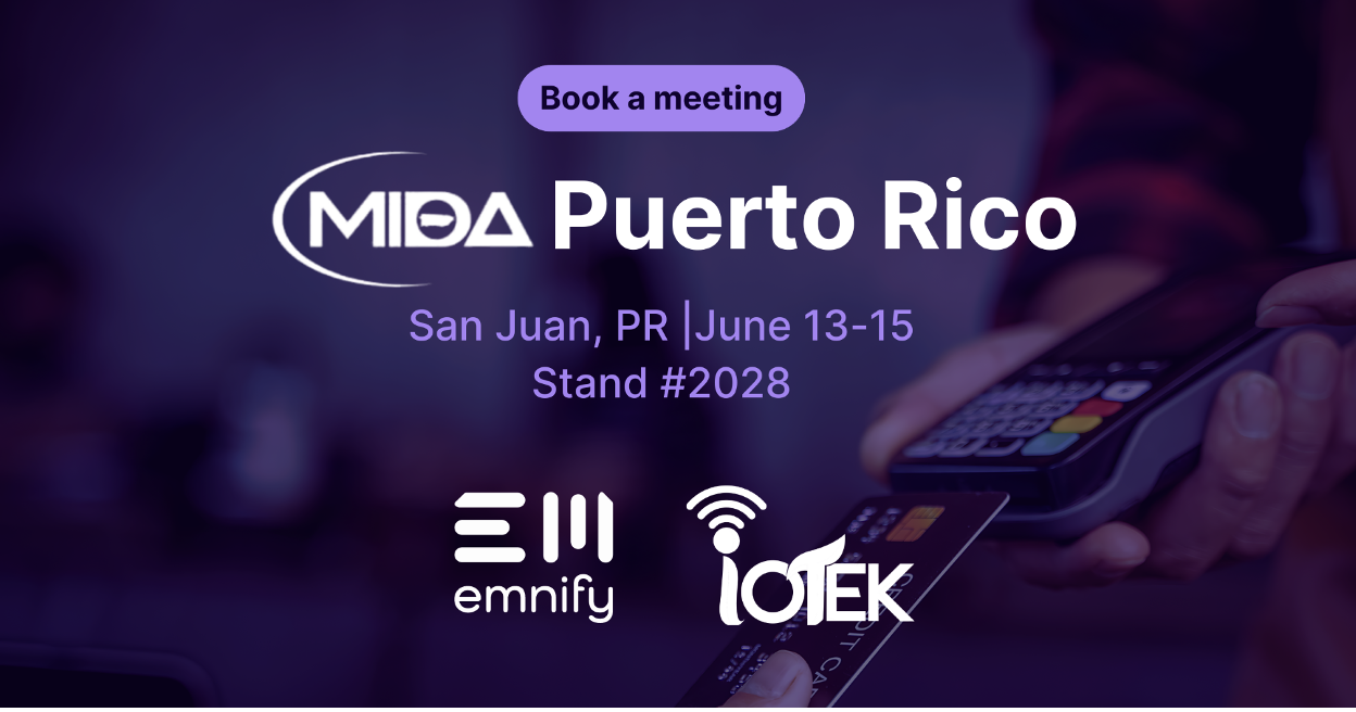 IOTEK y emnify en MIDA Puerto Rico, San Juan, 13-15 de junio, Stand #2028